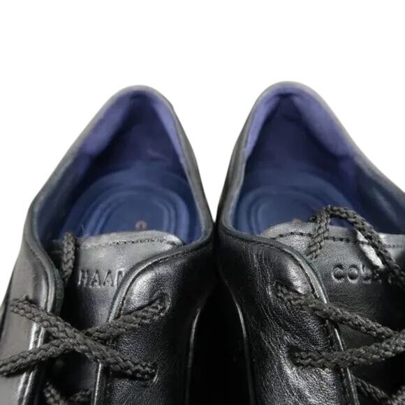 Cole Haan Shoes Men 8.5 Oxford Classic Professional Formal Leather Cap Toe Black main image 7